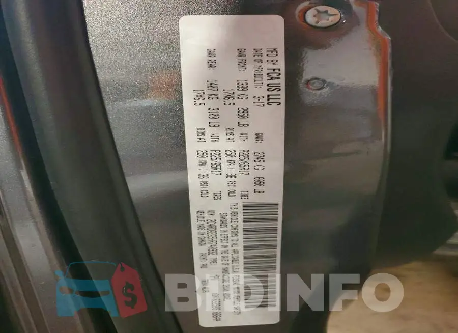 2C4RDGEG5HR740932 Photo# 14