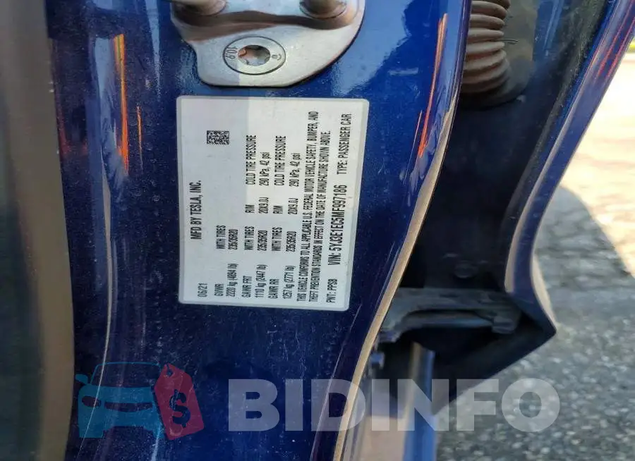 5YJ3E1EC5MF997186 Photo# 12