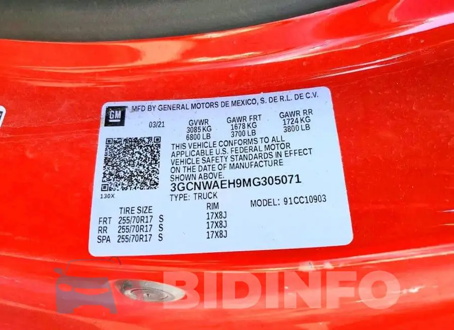 3GCNWAEH9MG305071 Photo# 12