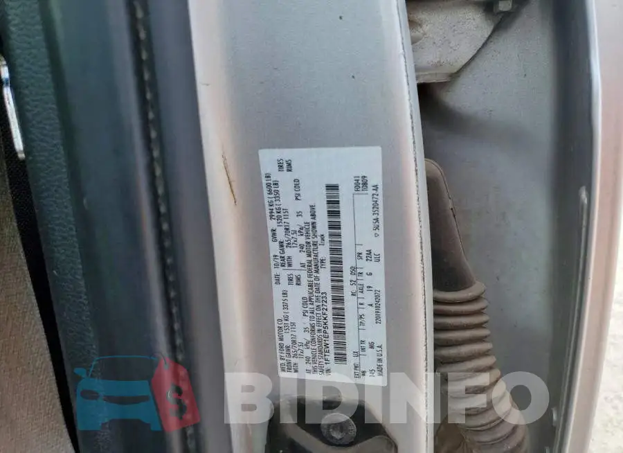 1FTEW1EP5KKF27233 Photo# 12