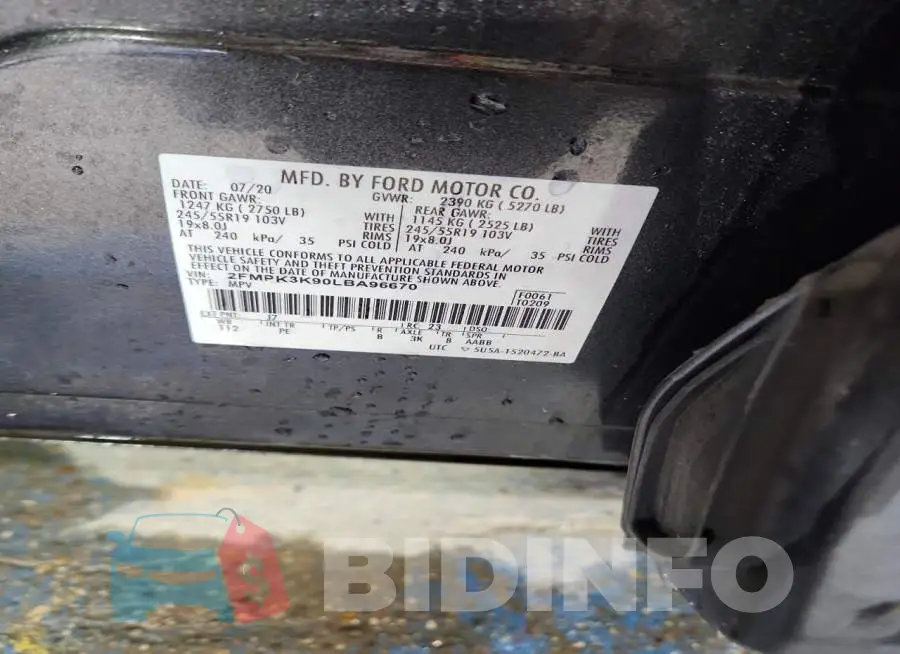 2FMPK3K90LBA96670 Photo# 13