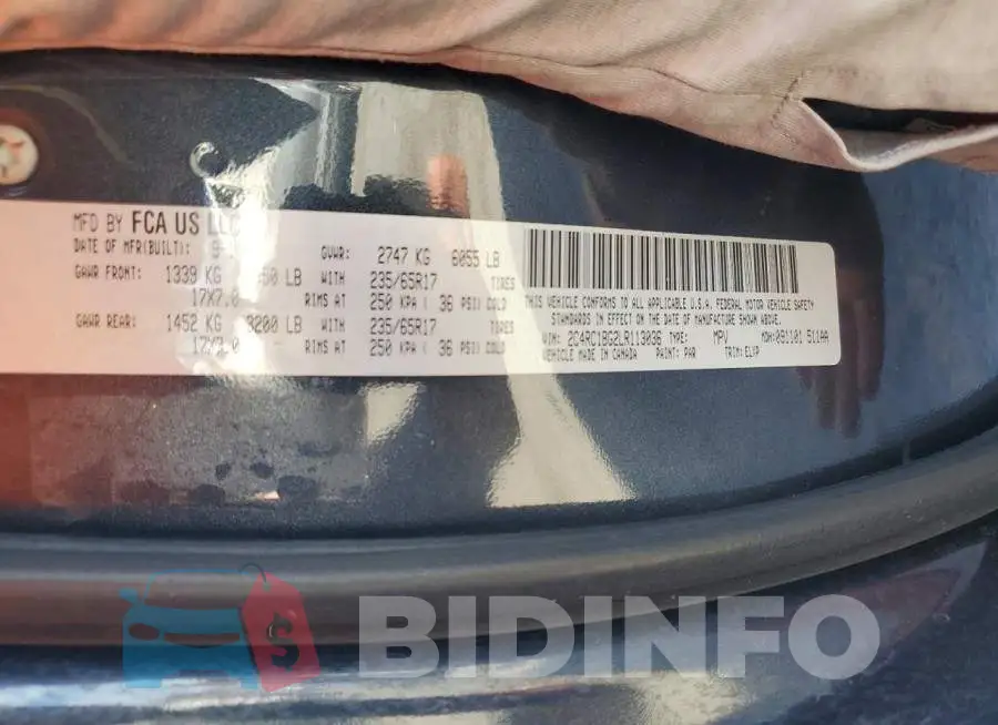2C4RC1BG2LR113036 Photo# 13