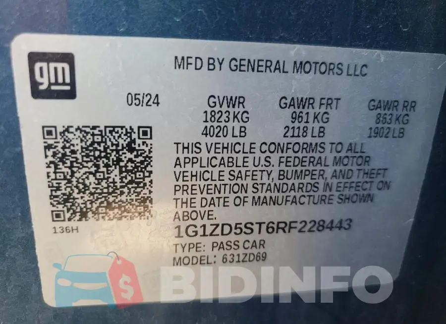 1G1ZD5ST6RF228443 Photo# 13