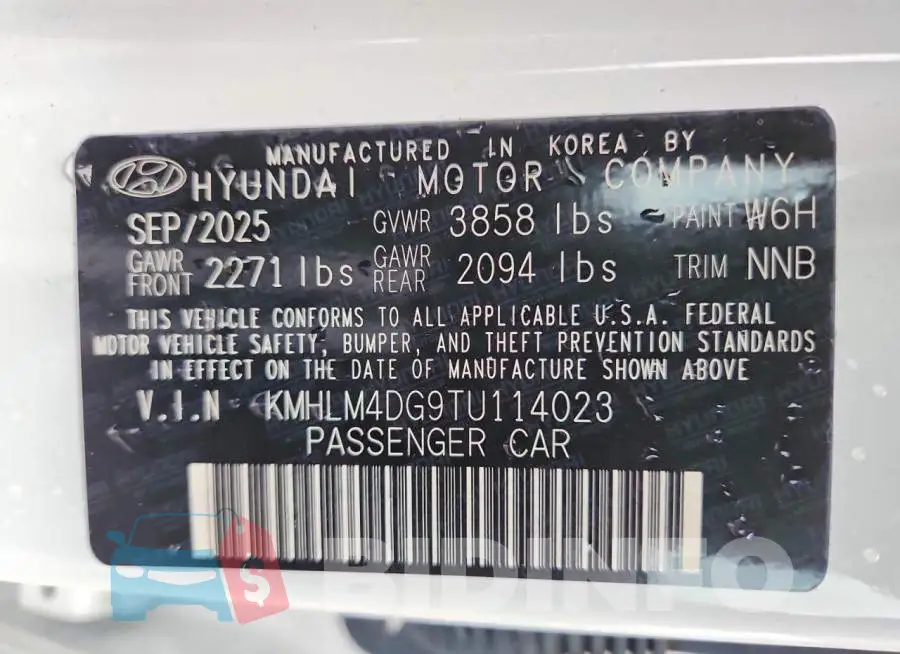 KMHLM4DG9TU114023 Photo# 13