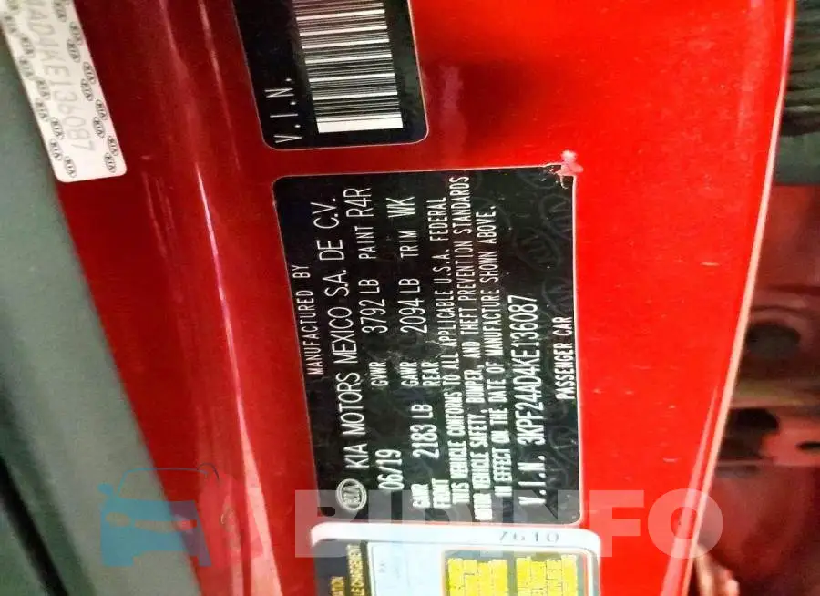 3KPF24AD4KE136087 Photo# 12