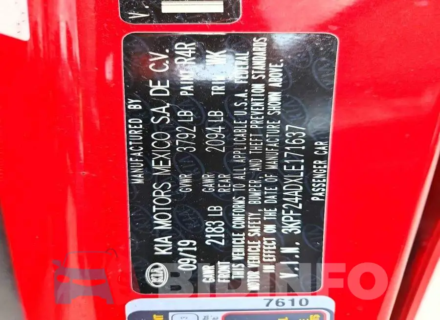 3KPF24ADXLE171637 Photo# 12