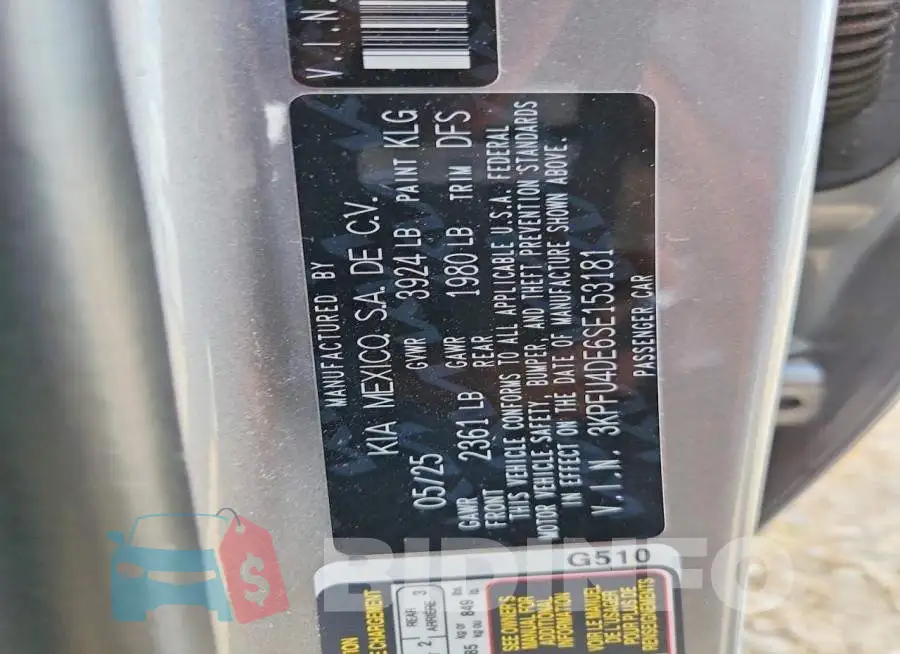 3KPFU4DE6SE153181 Photo# 12