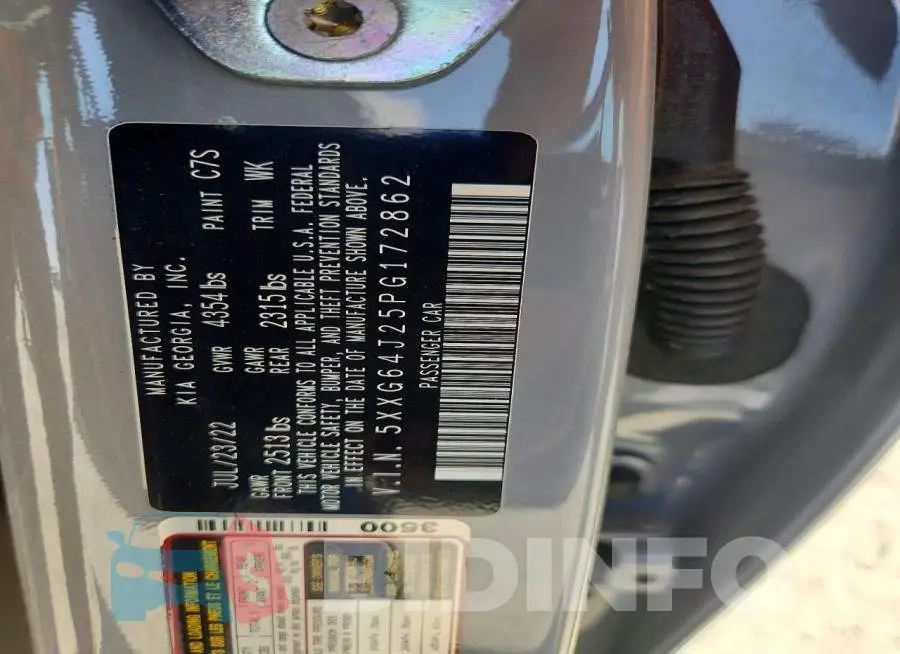5XXG64J25PG172862 Photo# 12