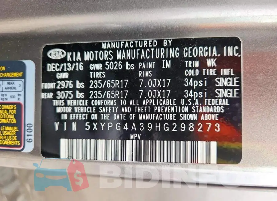 5XYPG4A39HG298273 Photo# 14
