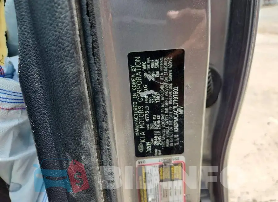 KNDPMCAC7L7797601 Photo# 12