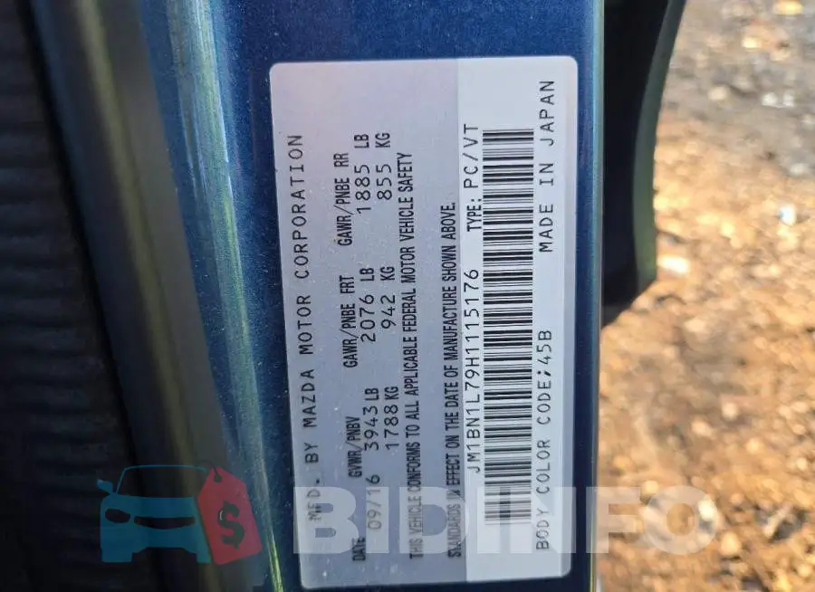 JM1BN1L79H1115176 Photo# 12