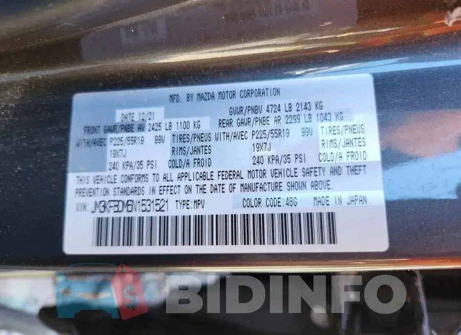 JM3KFBDM6N1531521 Photo# 14