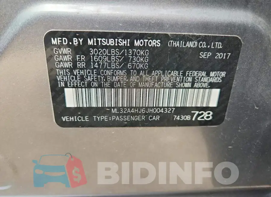ML32A4HJ6JH004327 Photo# 13