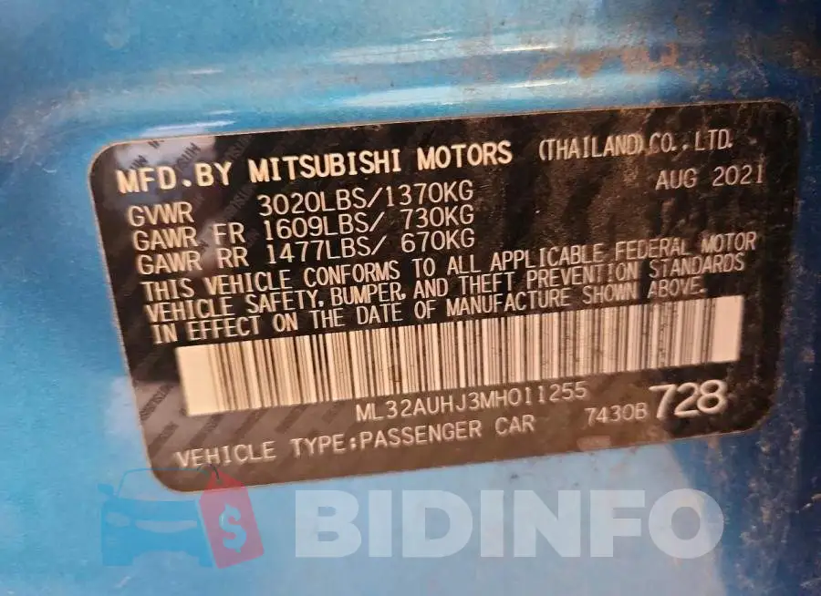 ML32AUHJ3MH011255 Photo# 14