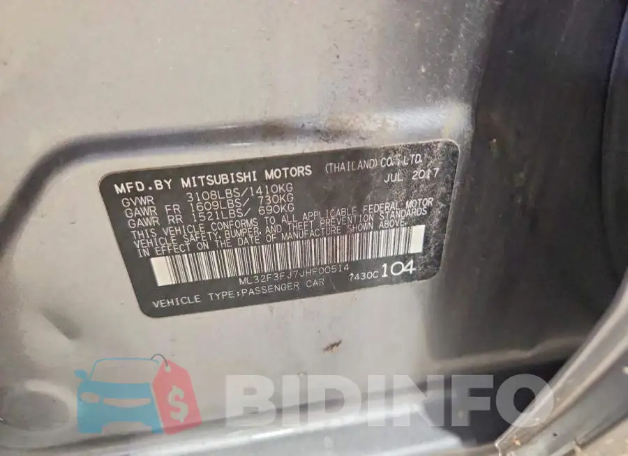 ML32F3FJ7JHF00514 Photo# 12