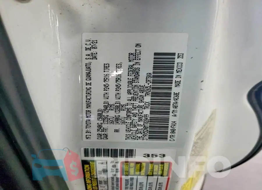3TYRX5GN0MT028499 Photo# 12