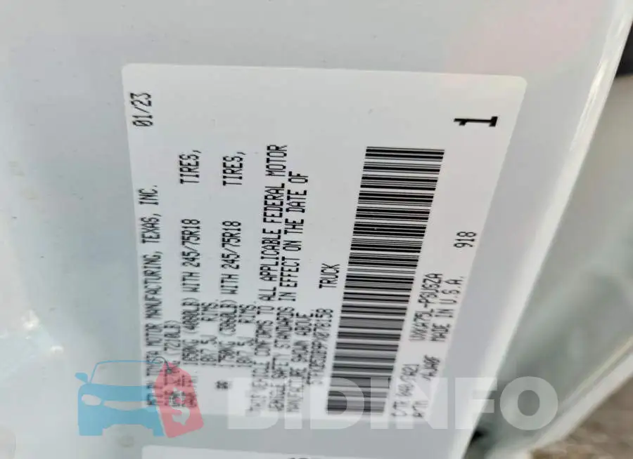5TFKB5DB9PX078158 Photo# 12