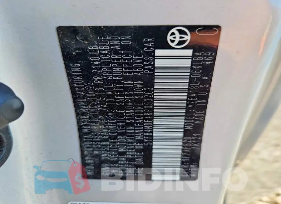 5YFB4MDE4RP093263 Photo# 13