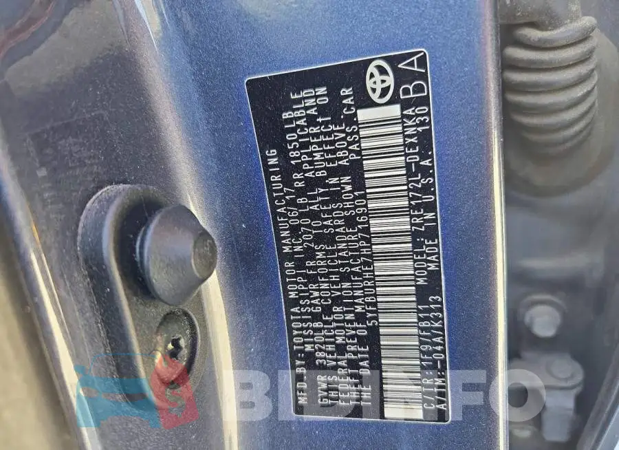 5YFBURHE7HP716901 Photo# 12