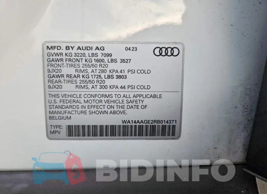 WA14AAGE2RB014371 Photo# 13