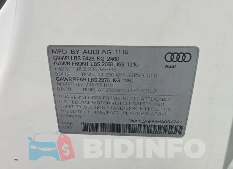 WA1L2AFP8HA084747 Photo# 14
