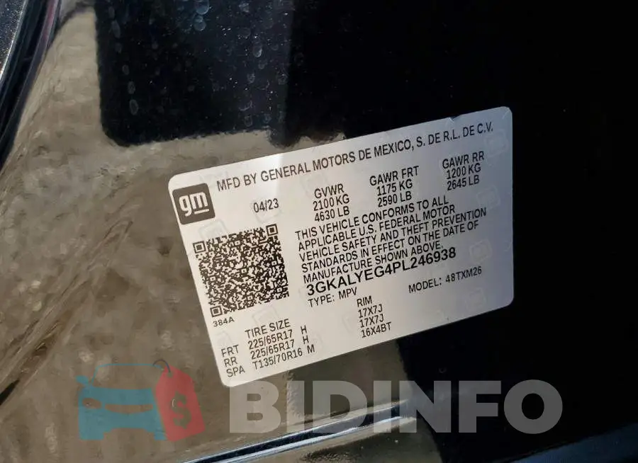 3GKALYEG4PL246938 Photo# 13