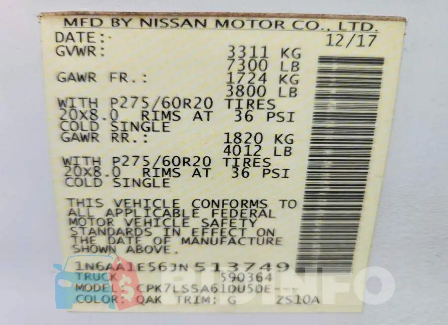 1N6AA1E56JN513749 Photo# 12