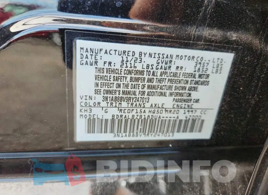 3N1AB8BV9RY247013 Photo# 12