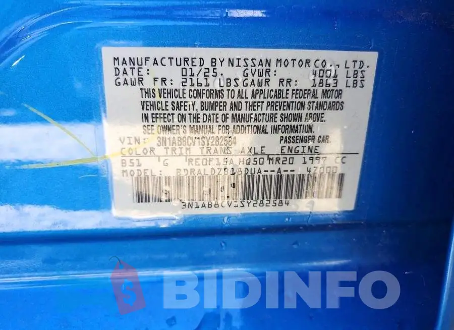3N1AB8CV1SY282584 Photo# 12