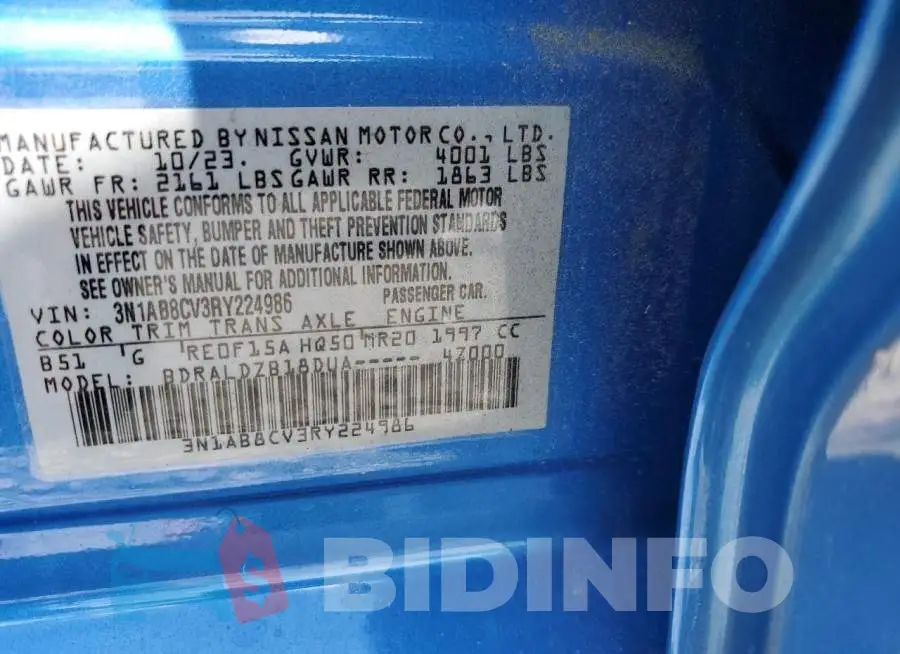 3N1AB8CV3RY224986 Photo# 12