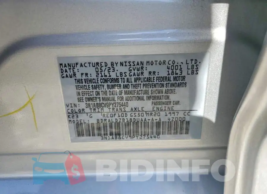3N1AB8CV9PY275440 Photo# 12