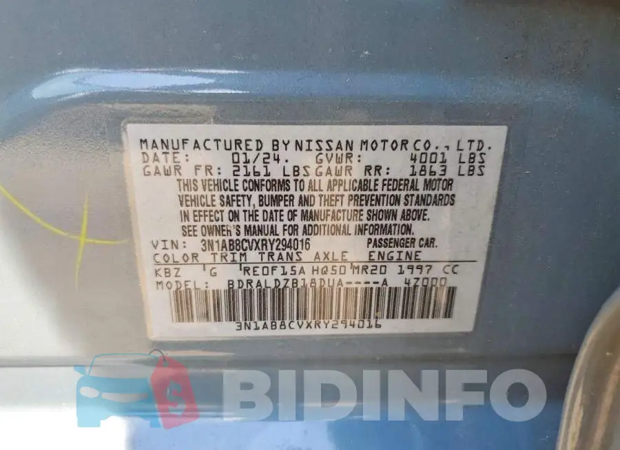3N1AB8CVXRY294016 Photo# 13