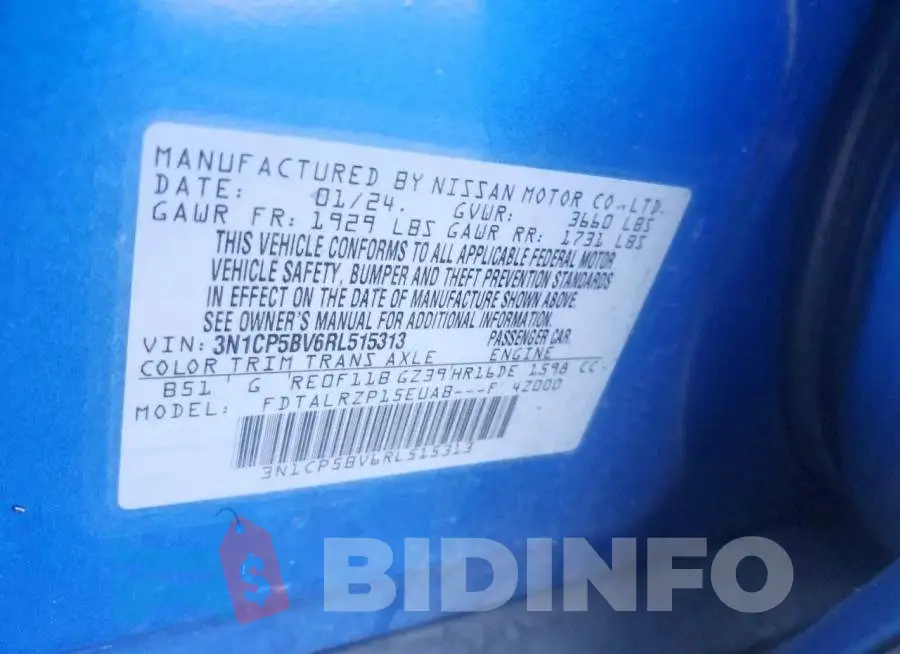 3N1CP5BV6RL515313 Photo# 12