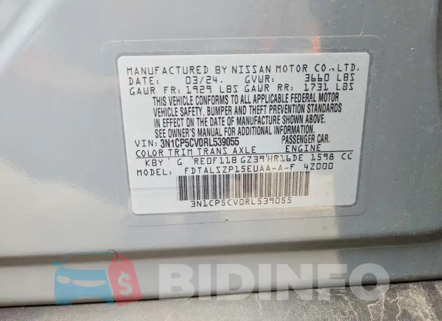 3N1CP5CV0RL539055 Photo# 13
