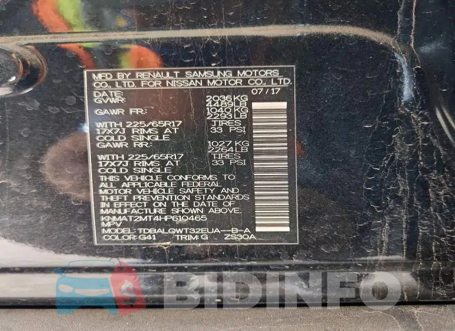 KNMAT2MT4HP610465 Photo# 12