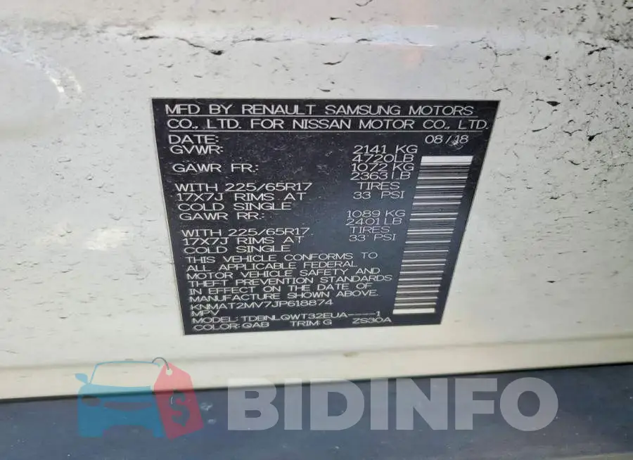 KNMAT2MV7JP618874 Photo# 13