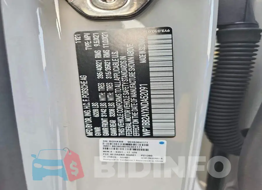 WP1BB2AYXNDA52091 Photo# 14