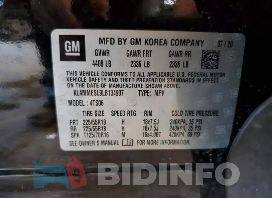 KL4MMESL9LB134907 Photo# 13
