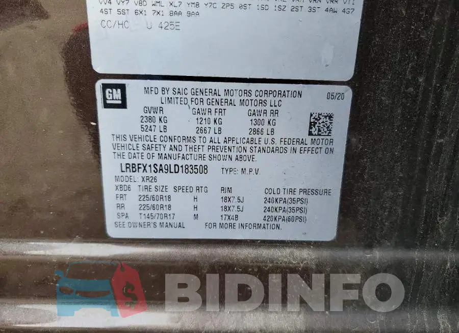 LRBFX1SA9LD183508 Photo# 14