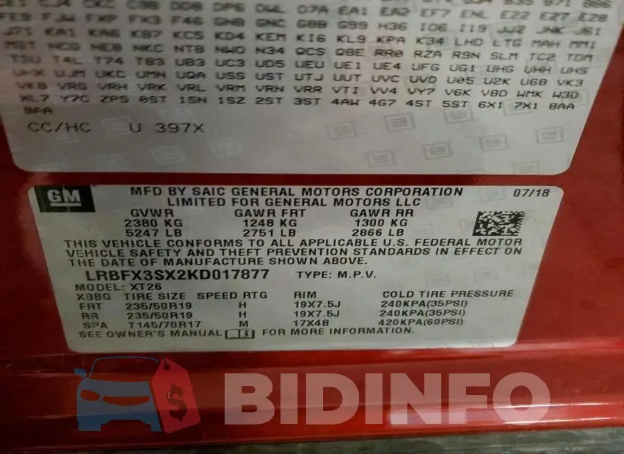 LRBFX3SX2KD017877 Photo# 13