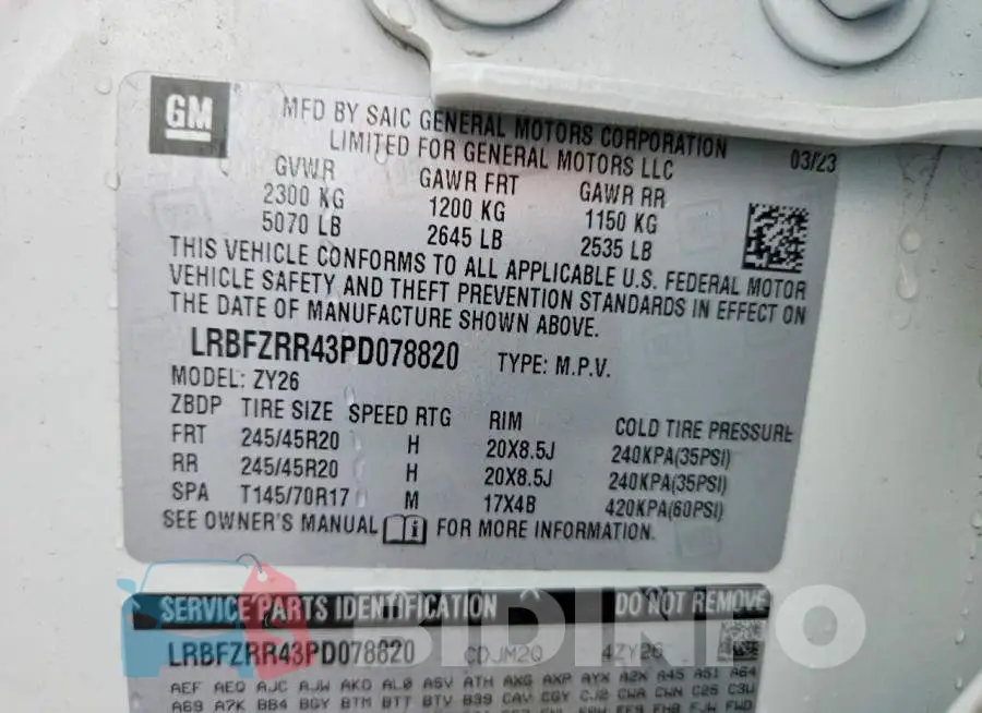 LRBFZRR43PD078820 Photo# 13