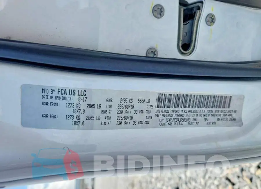1C4PJMCB4JD502083 Photo# 14