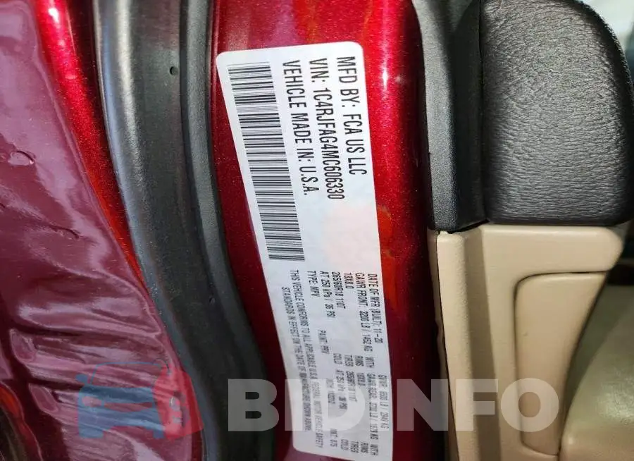 1C4RJFAG4MC606330 Photo# 13