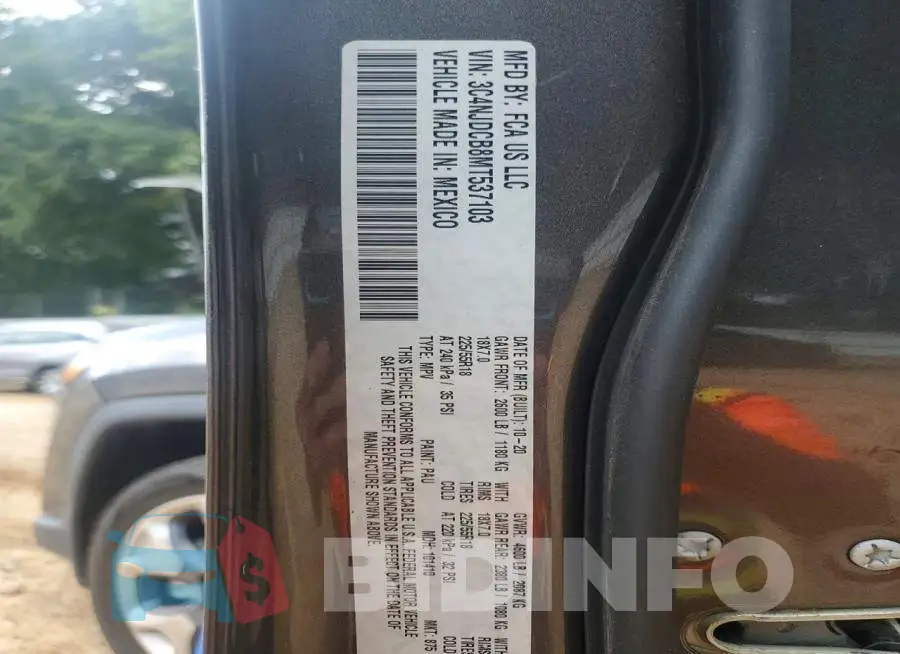 3C4NJDCB8MT537103 Photo# 13