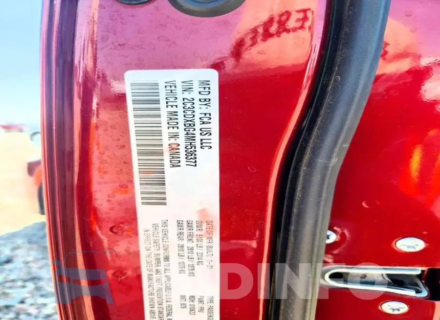 2C3CDXBG4MH536377 Photo# 13
