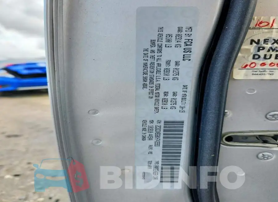 2C3CDXBG8KH743593 Photo# 12