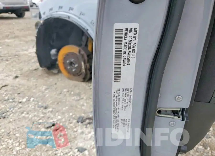 2C3CDXGJ3NH220944 Photo# 12