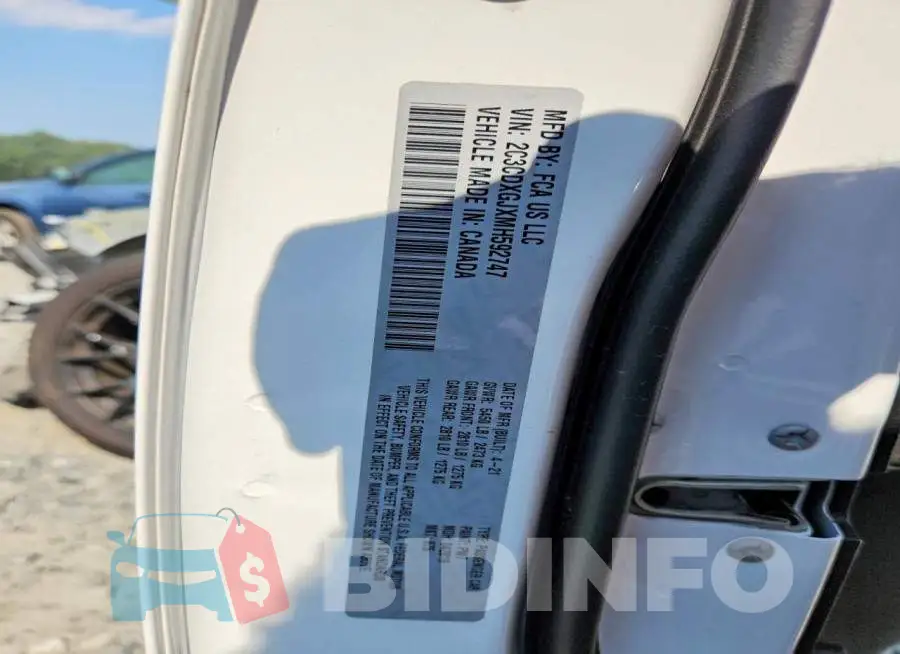 2C3CDXGJXMH592747 Photo# 13