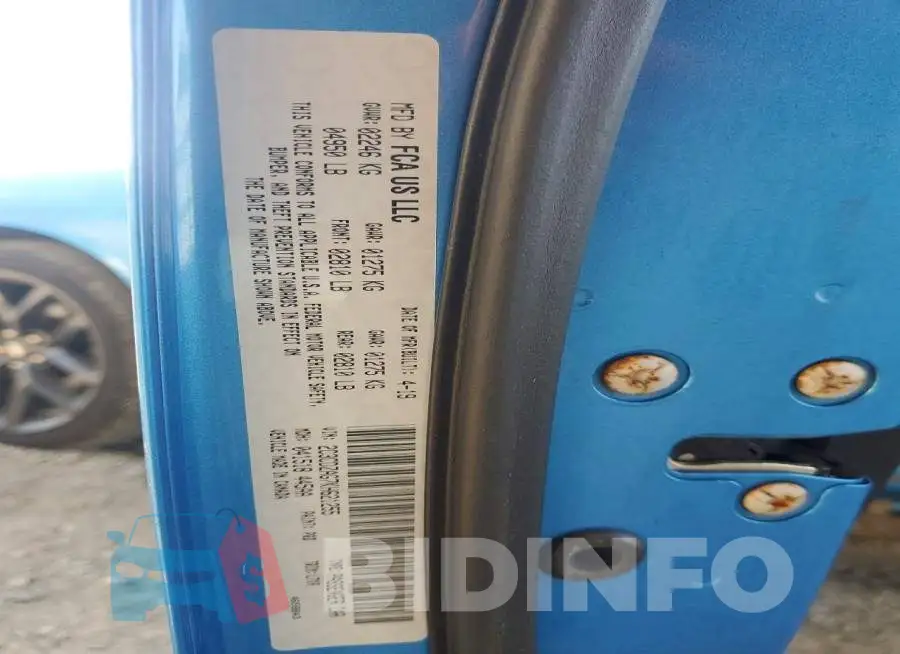 2C3CDZAG7KH621255 Photo# 13