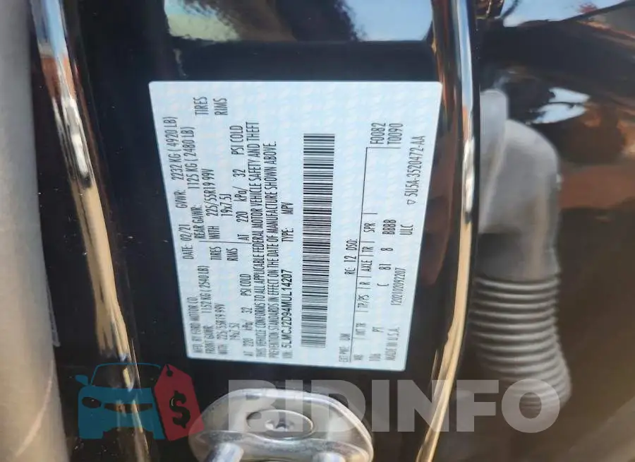 5LMCJ2D94MUL14207 Photo# 12